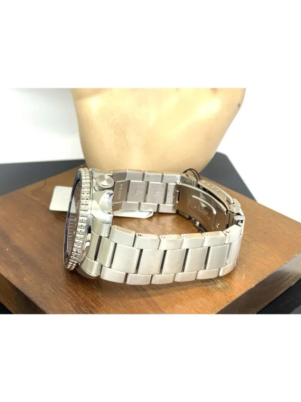 Seiko 5 Men's Watch SRPD51 Automatic Blue Dial Day Date Silver Stainless Steel
